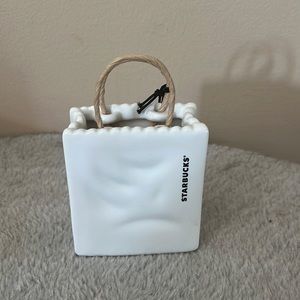 Starbucks tote ornament NWT